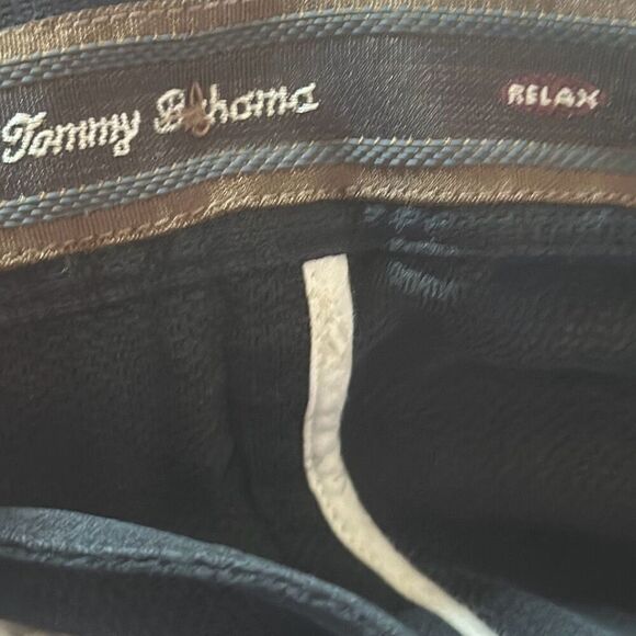 Tommy Bahama Men’s Pleated Front 100% Silk Black shorts size 36 - Picture 5 of 6